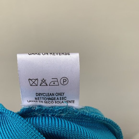 Herve Leger Bandage Bodycon Dress Size XS Blue Black Iconic **New With Tags** - Picture 11 of 11